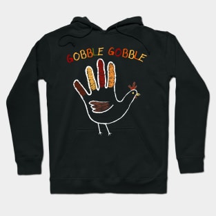 Kid's Art Class Hand Turkey Hoodie